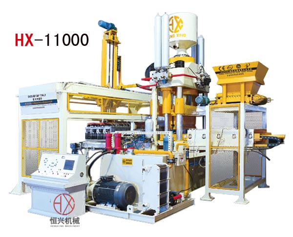 灰砂磚機HX1100靜壓(ya)制磚機