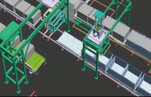 水泥發泡砌塊(kuài)生産線 泡沫混(hùn)凝土砌塊生産(chǎn)線3D視頻