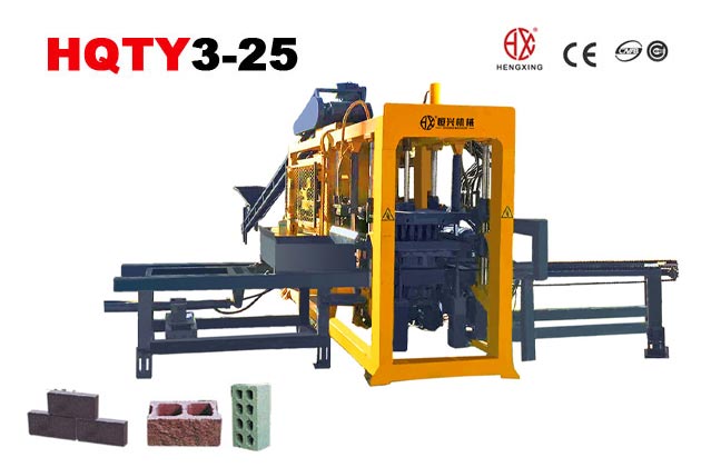QT3-25砌(qì)塊成型機 小型(xing)免燒磚機 混凝(níng)土砌塊磚機