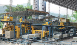 免(miǎn)蒸發泡(pào)砌塊生(sheng)産線